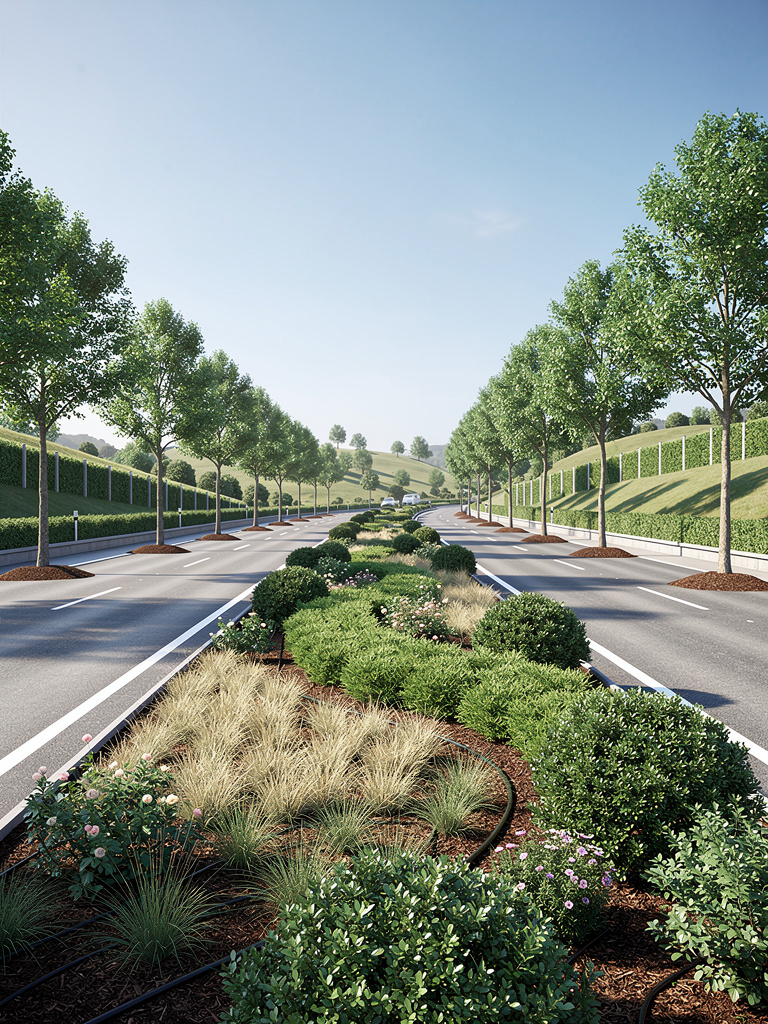 sadové úpravy dálnic